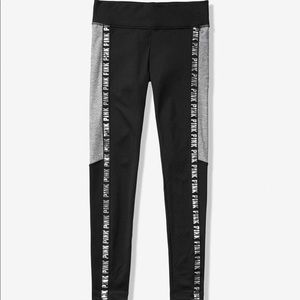 Victoria’s Secret pink coat fleece lined leggings
